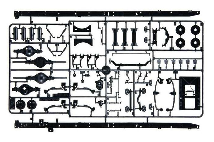 Model Kit truck 90727 - Black Thunder Australian Truck (1:24)