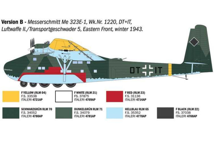 Model Kit letadlo 90104 - Messerschmitt Me 323 Gigant (1:72)