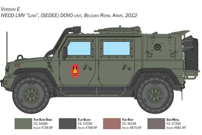 Model Kit military 6766 - VTLM Lince (1:35)