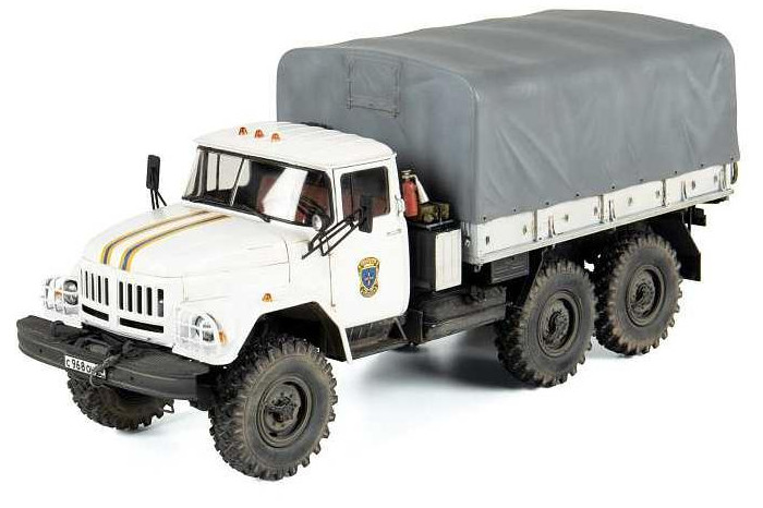 Model Kit military 3706 - Soviet truck ZIL-131 (1:35)