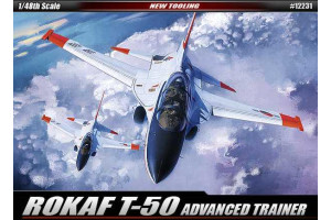 Model Kit letadlo 12231 - ROKAF T-50 ADVANCED TRAINER (1:48)