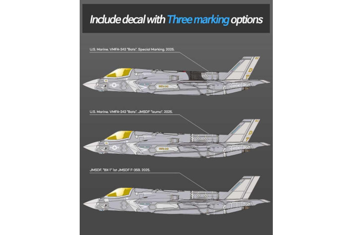 Model Kit letadlo 12592 - USMC F-35B LIGHTNING II VMFA-242 "B (1:72)