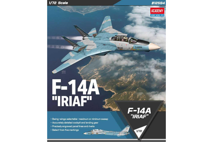 Model Kit letadlo 12594 - F-14A "IRIAF" (1:72)