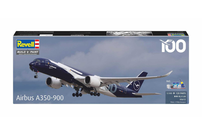 Gift-Set letadlo 05612 - A350-900 - Lufthansa (100th Anniversary) (1:144)