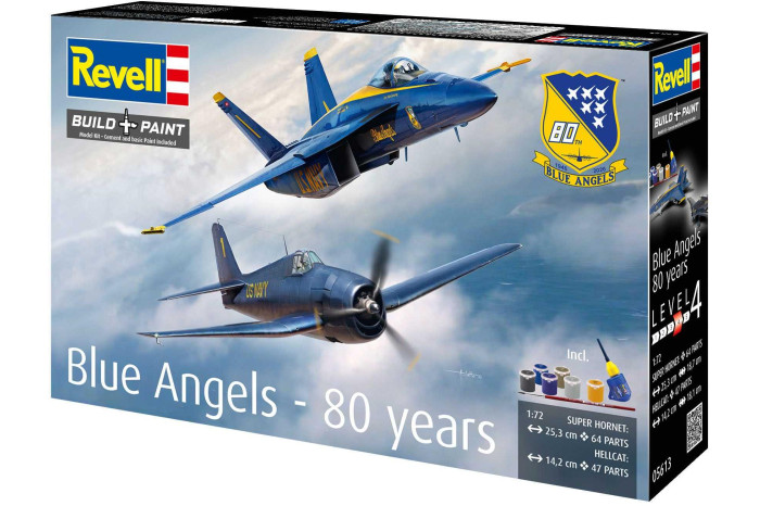 Gift-Set letadla 05613 - F/A-18E & Hellcat (Blue Angels) (80th Anniversary) (1:72)