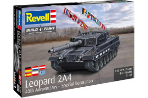 Plastic ModelKit tank 03368 - Leopard 2A4 - Special Decoration 40th Anniversary (1:35)