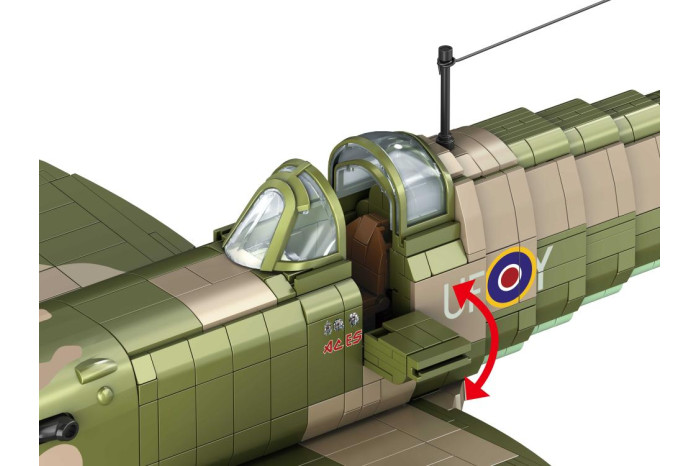 Brick System REVELL 00962 - Iron Maiden Spitfire MK.II Aces High (1:18)