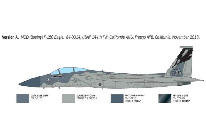 Model Kit letadlo 92763 - F-15C Eagle (1:48)