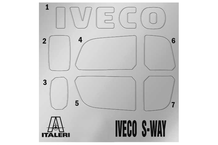Model Kit truck 3976 - Iveco S-Way Abarth (Show Truck) (1:24)