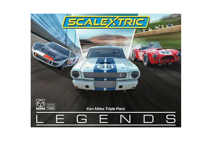Autíčka GT SCALEXTRIC C4619A - Ken Miles Triple Pack (1:32)