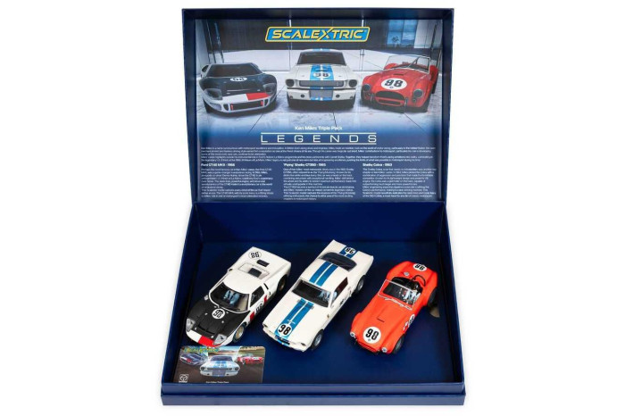Autíčka GT SCALEXTRIC C4619A - Ken Miles Triple Pack (1:32)