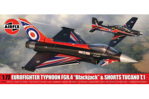 Classic Kit letadla A40003 - Eurofighter Typhoon FGR.4 (Blackjack) + Shorts Tucano T.1 (Twin Pack) (1:72)