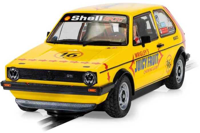 Autíčko Touring SCALEXTRIC C4625 - Volkswagen Golf MK1 - Malcolm Jeffs Racing (1:32)