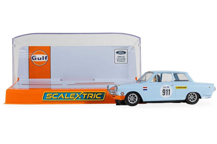Autíčko Gulf SCALEXTRIC C4669 - Ford Lotus Cortina (1:32)