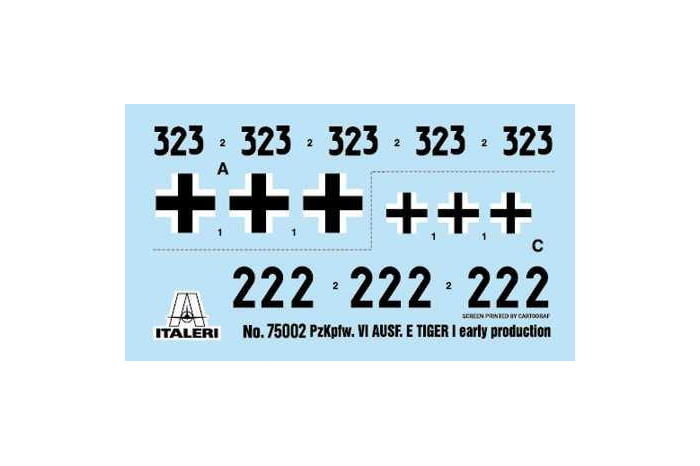 Model Set tank 75002 - Pz. Kpfw. VI Tiger I Ausf. E (1:56)