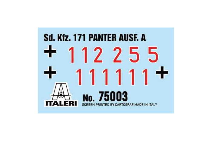 Model Set tank 75003 - Panther Sd.Kfz.171 Ausf. A (1:56)