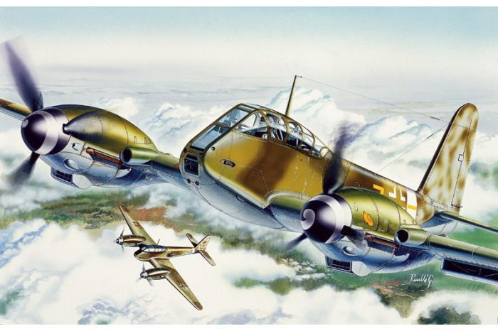 Model Kit letadlo 0074 - ME 410 "HORNISSE" (1:72)