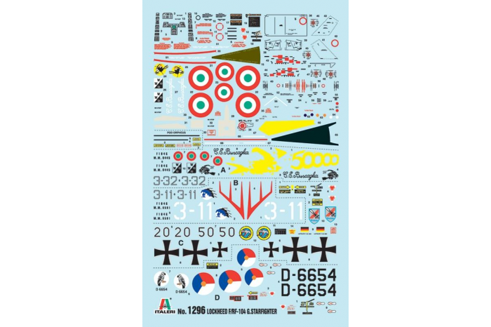 Model Kit letadlo 1296 - F-104 G "Starfighter" (1:72)