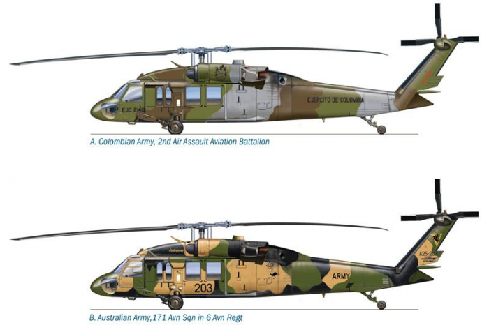 Model Kit vrtulník 1328 - UH-60/MH-60 BLACK HAWK "NIGHT RAID" (1:72)