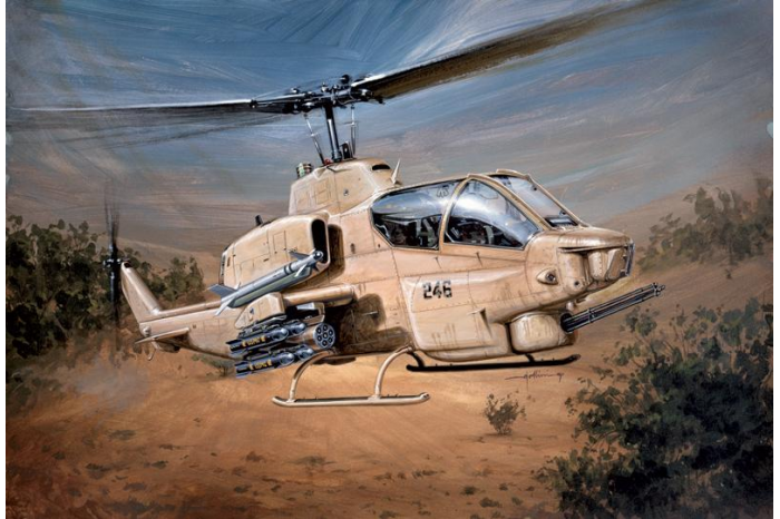 Model Kit vrtulník 0833 - AH-1W SUPERCOBRA (1:48)