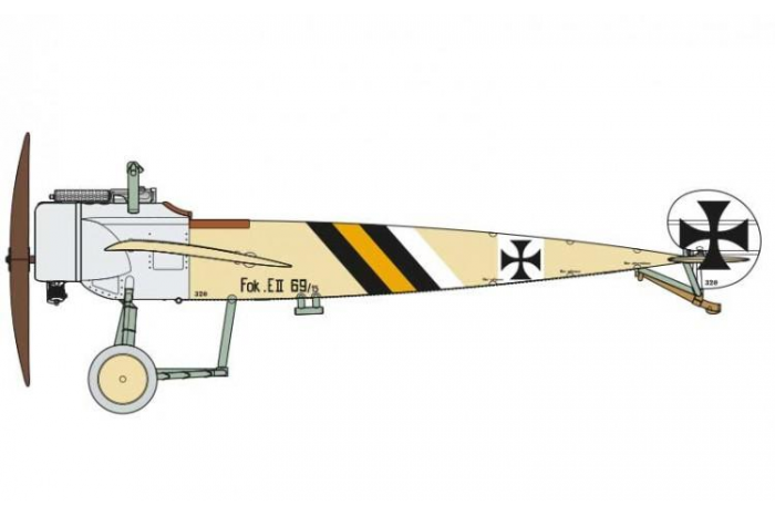 Clasic Kit letadlo A01086 - Fokker E.II Eindecker (1:72)