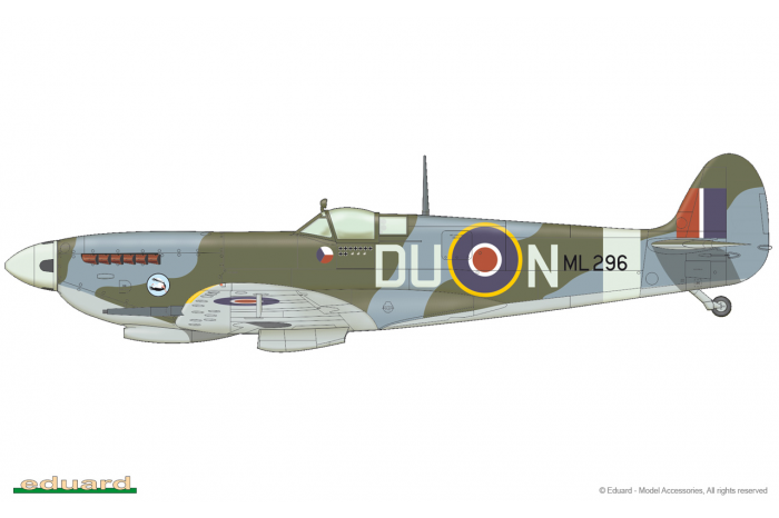 Spitfire Mk. IXc pozdní verze (1:48) - 84136