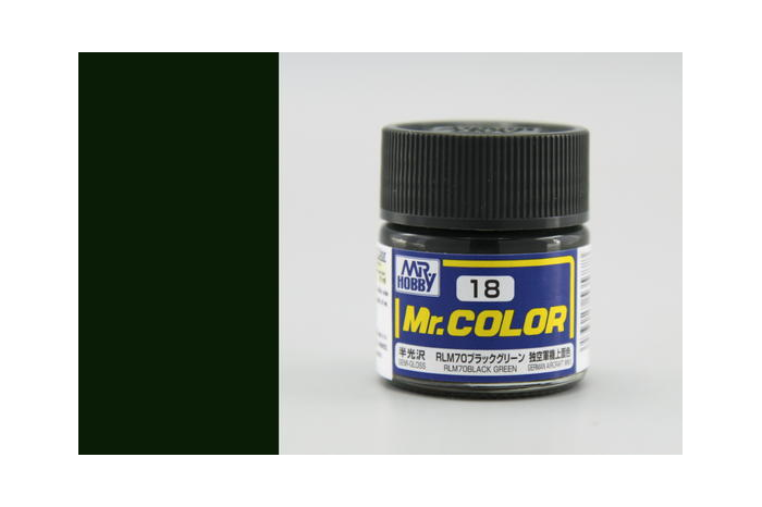 Mr. Color - C018 - RLM70 černo zelená (black green)
