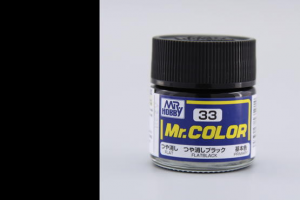 Mr. Color - C033: matná černá (Flat Black)