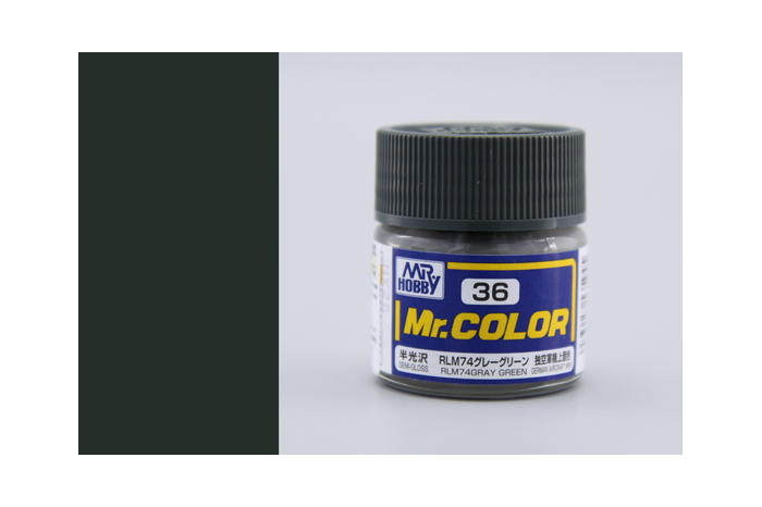 Mr. Color - C036: RLM74 šedo zelená (Gray Green)
