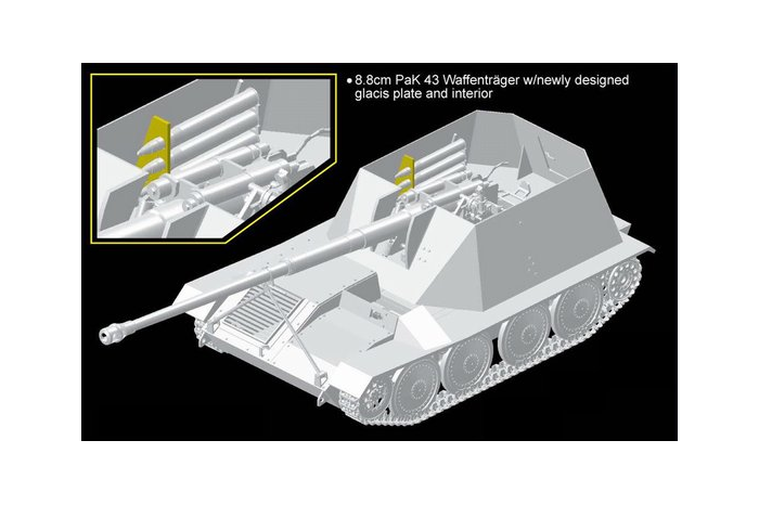 ARDELT-RHEINMETALL 8,8 PaK 43 WAFFENTRÄGER (1:35) - 6728
