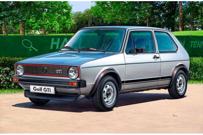 Plastic ModelKit auto 07072 - VW Golf 1 GTI (1:24)
