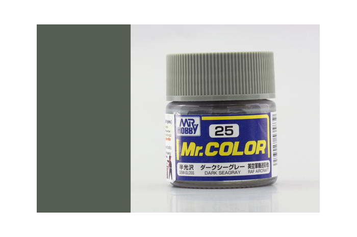 Mr. Color - C025: Tmavá mořská šedá (Dark Seagray)