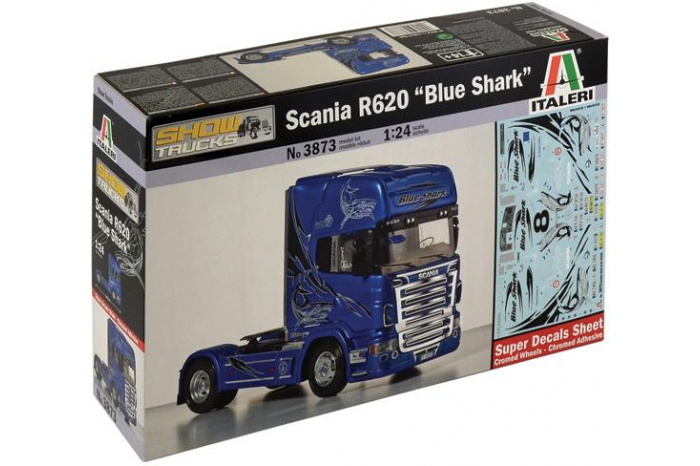 Model Kit truck 3873 - SCANIA R620 "BLUE SHARK" (1:24)