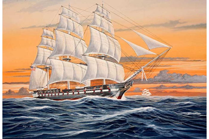 Plastic ModelKit loď 05472 - U.S.S. Constitution (1:146)