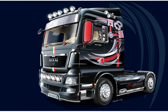 Model Kit truck 3895 - MAN TGX XLX (1:24)