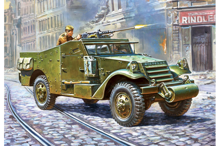 Model Kit military 3519 - M-3 Armored Scout Car (1:35)