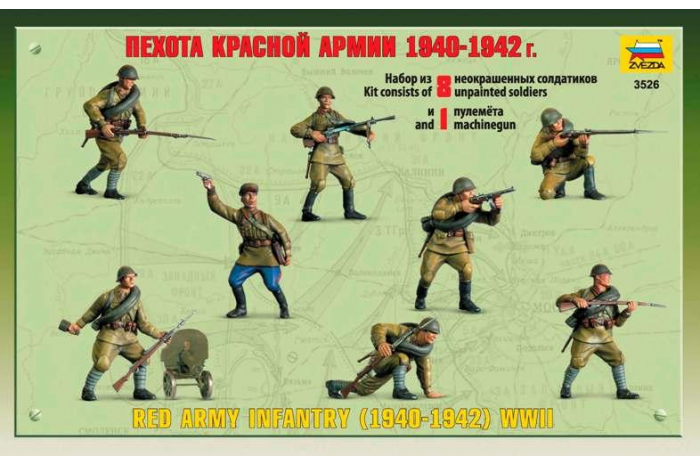 Model Kit figurky 3526 - Red Army Infantry (1940-42) (1:35)
