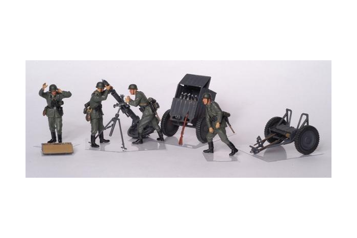 Model Kit figurky 3583 - German Mortar with Crew (1:35)