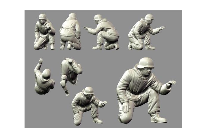 Model Kit figurky 3610 - PAK-36 with Crew (1:35)