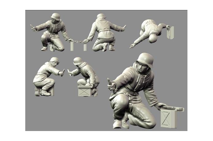 Model Kit figurky 3610 - PAK-36 with Crew (1:35)