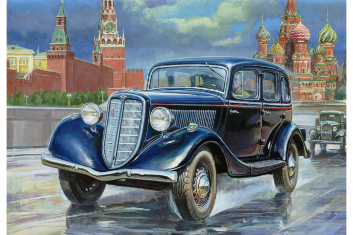 Model Kit military 3634 - GAZ M1 Soviet Car (1:35)
