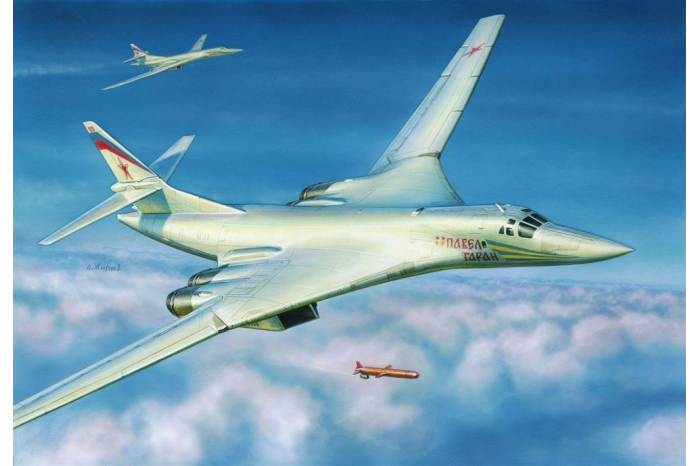 Model Kit letadlo 7002 - Tupolev TU-160 Russian Strategic Bomber (1:144)