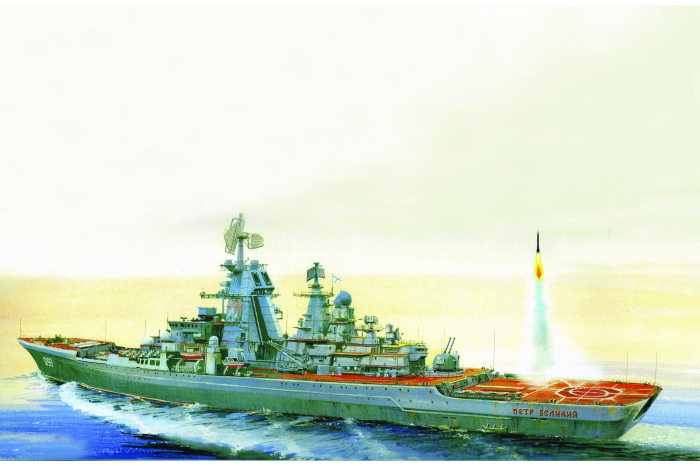 Model Kit loď 9017 - Russian Battlecruiser Pjotr Velikij (1:700)