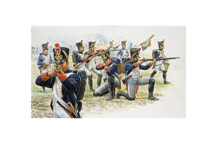 Model Kit figurky 6002 - FRENCH LINE INFANTRY (NAP.WARS) (1:72)