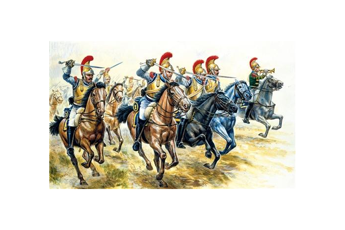 Model Kit figurky 6003 - FRENCH HEAVY CAVALRY (NAP. WARS) (1:72)
