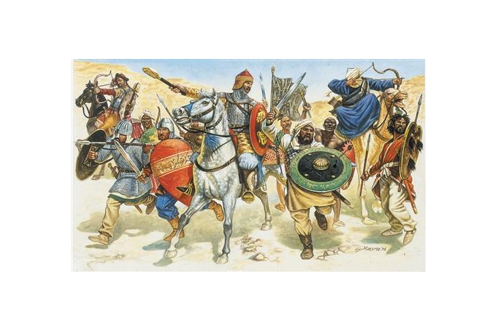 Model Kit figurky 6010 - SARACENS WARRIOS (XIth CENTURY) (1:72)