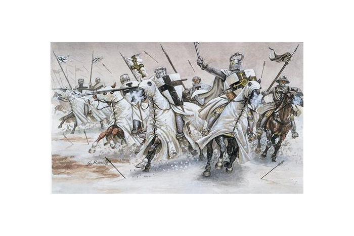 Model Kit figurky 6019 - TEUTONIC KNIGHTS (MEDIAVAL ERA) (1:72)