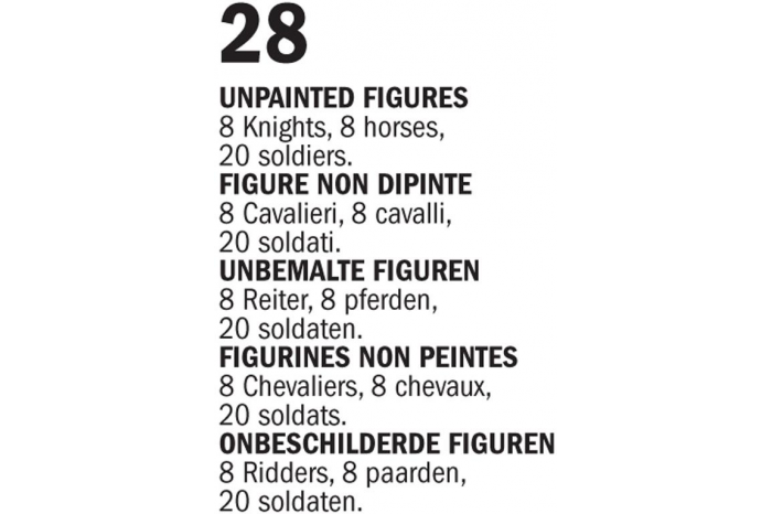 Model Kit figurky 6026 - FRENCH WARRIORS (100 YEARS WAR) (1:72)