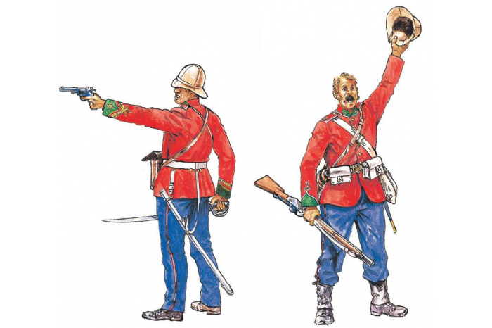 Model Kit figurky 6050 - ZULU WARS - BRITISH INFANTRY (1:72)