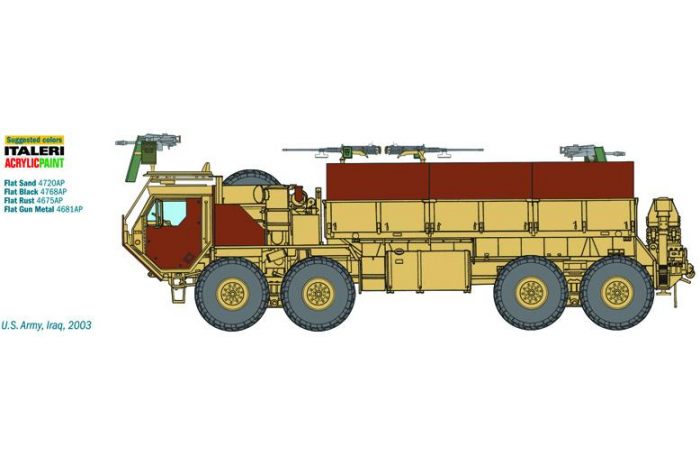 Model Kit military 6510 - HEMTT Gun Truck (1:35)